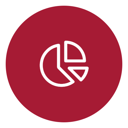 Pie Chart Icon with link to Statistics page
