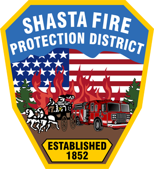 Shasta Fire Protection District Patch Logo